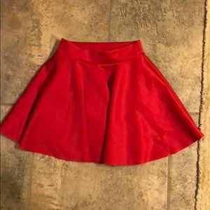 Red dance skirt